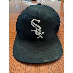 MLB Chicago White Socks Tei Baseball Cap Hat Vtg 90s Snapback